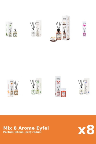 Eyfel Set 8 Mix Variat: 8 arome