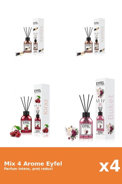 Eyfel Set 4 Mix Eyfel: 1x Bouquet, 1x Cirese, 2x Vanilie