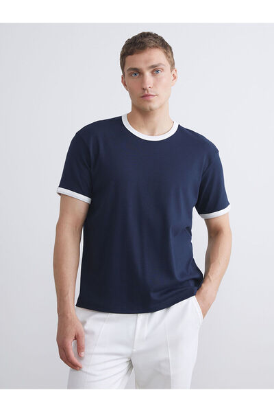 LC Waikiki Tricou bărbătesc din bumbac fin cu guler rotund