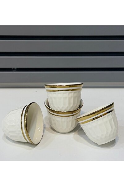 HUTUL AL JAZIRA Medium Gold-plated Arabic Coffee Cup Set