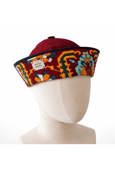 Handmade Betty - Women's Fabric Docker Hat – Modern Sailor City Style Hat