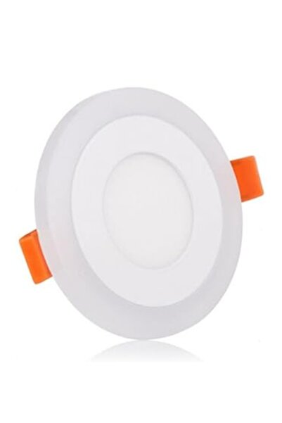 markentegra Çift Renkli 3+3 Watt Led Panel Tavan Spot Lambası - Mavi-Beyaz