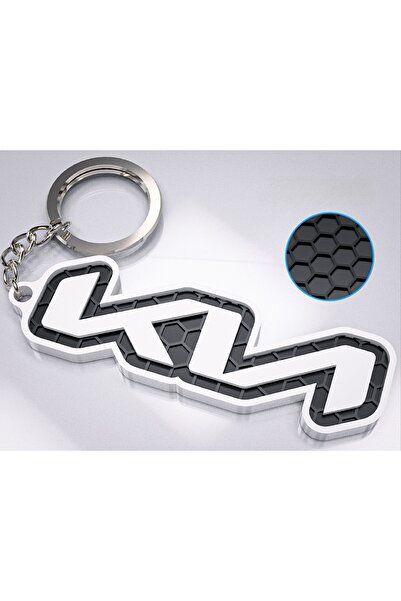 lucien vela New Generation Honeycomb Textured Keychain with Logo Design - 3D ...