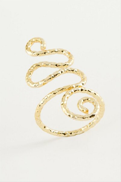 ZERO LAND Storozal Snake Metal Ring (73923) - Yellow
