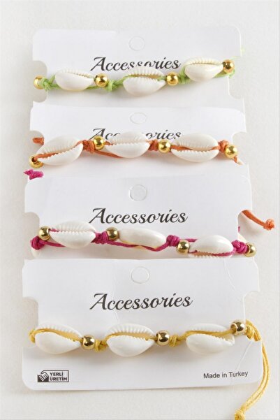 ZERO LAND سوار من خيوط المكراميه على شكل صدفة البحر من STOROZAL (70859) - برت...