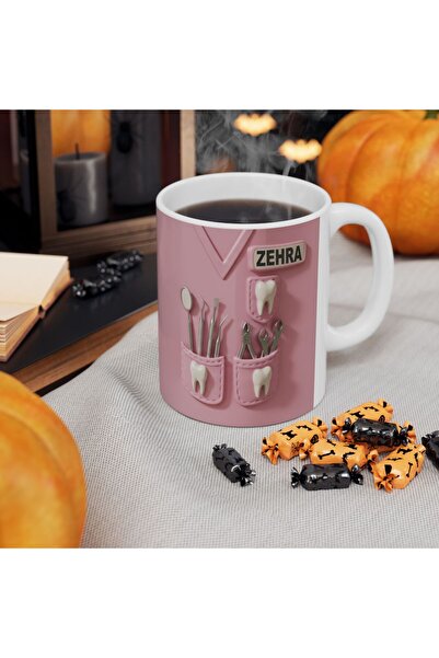 sıradışıhediyem DİŞ HEKİMİ diş doktoru KUPA BARDAK kişiye özel dentist mug