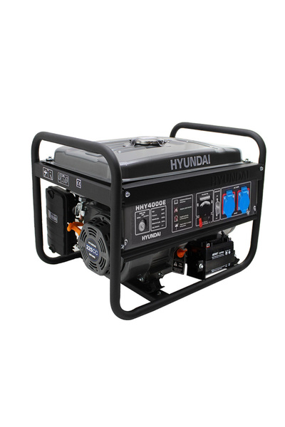 Hyundai HHY4000E Benzinli Jeneratör 4.4 kVA Monofaze 220V Marşlı 15L Bakır Sargı