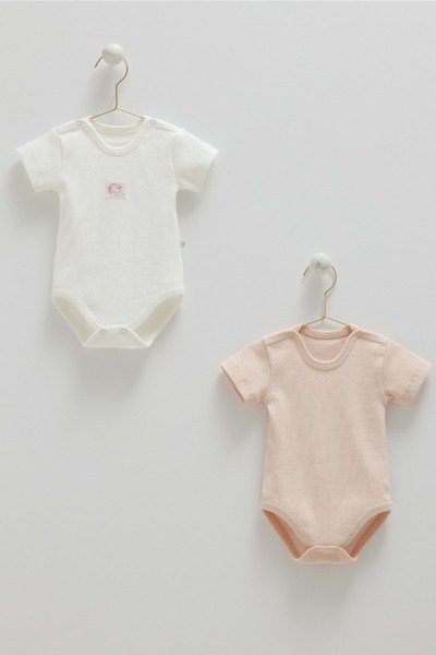 Caramell Basic Kaşkorse Half Sleeve Body Double Baody Ecru