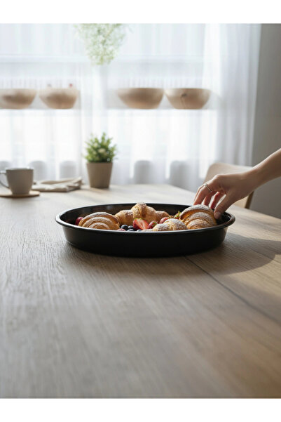 MyBru Emaye Yuvarlak Fırın Tepsisi 30 x 4.5 Cm