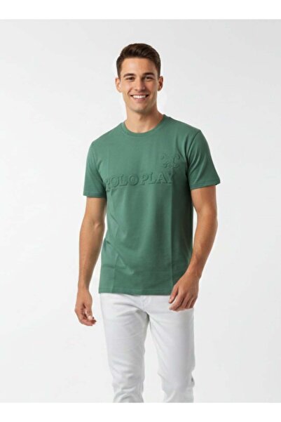 poloplay Mens Graphic T-shirt -GREEN