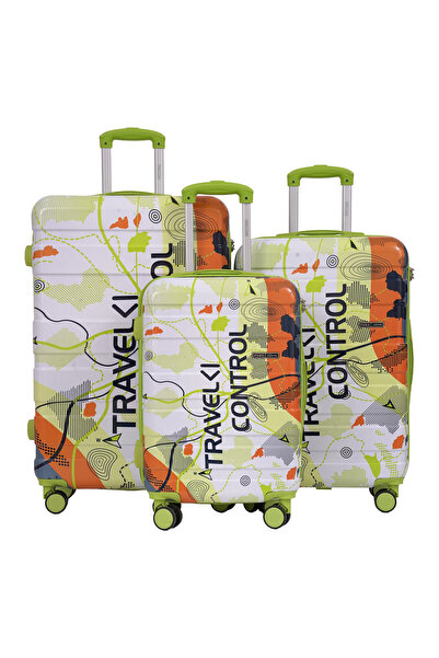 PARAJOHN Roveon 3PC ABS+PC Luggage Set with 8 Wheels Trolley
