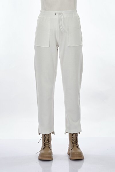 Vedi Γυναικείο παντελόνι με ψηλή μέση - Μινιμαλιστικό στυλ