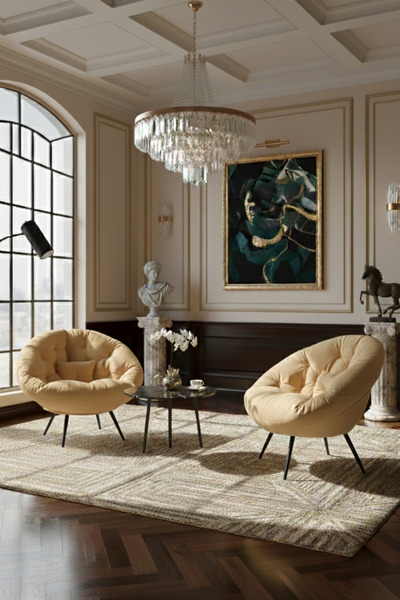 AVYNA ASTORIA™ Prestige 2'li Premium Tekli Koltuk Berjer Set – Modern Luxury ...