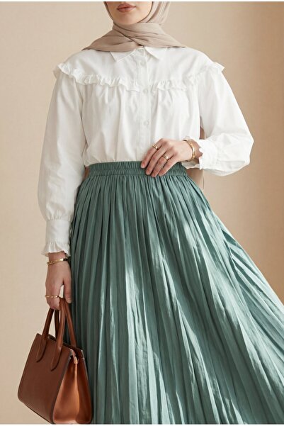 HİJABAYA Ελαστική Φούστα με Λάστιχο στη Μέση