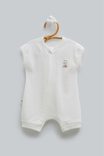 Caramell Hello Boy Zippered Barbatöz Ecru