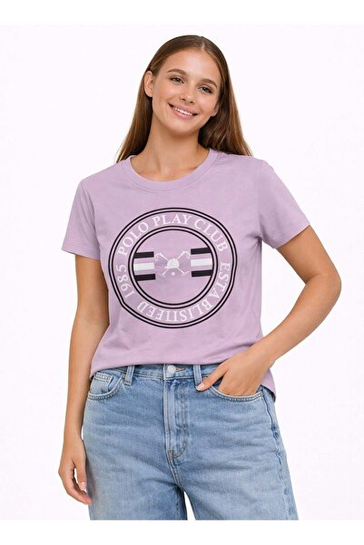 poloplay Ladies Graphic T-shirt -LILAC