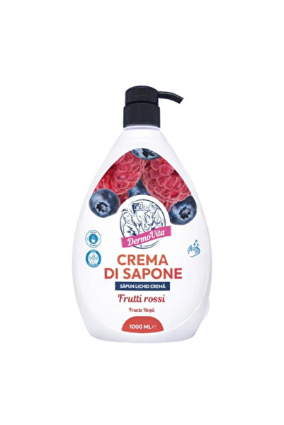 DERMOVITA Red Fruits Cream Liquid Soap, 1000ml