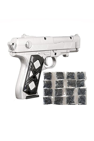 Brother Toys Altın Gümüş Renk 20x13 Cm. Boncuk Atan Tabanca Ve 20 Paket 1200 ...