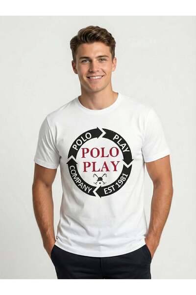 poloplay Boys Graphic T-shirt -WHITE