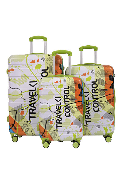 PARAJOHN Roveon 3PC ABS+PC Luggage Set with 8 Wheels Trolley