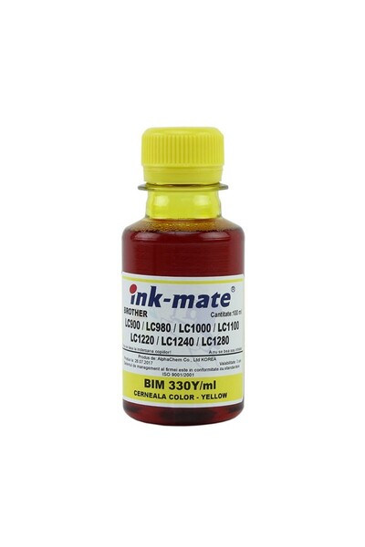 Piklinkmate Пълнител за мастило Yellow Brother 100 мл