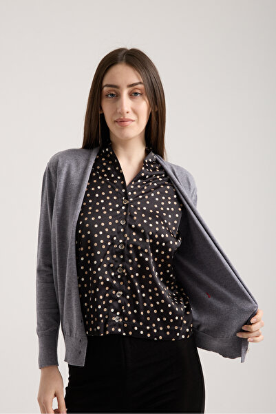 Moda Days Chiffon Detailed Double Knit Jacket