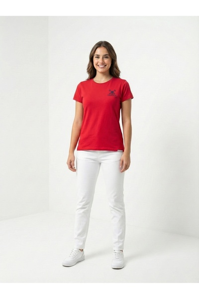 poloplay Girls Graphic T-shirt -RED
