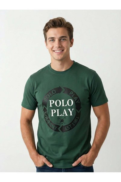 poloplay Boys Graphic T-shirt -GREEN