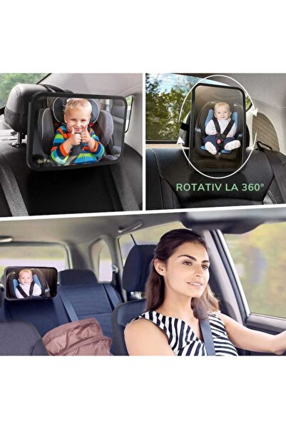 OEM Oglinda Auto Ideala pentru Supravegherea Bebelusilor, Reglabila 360°