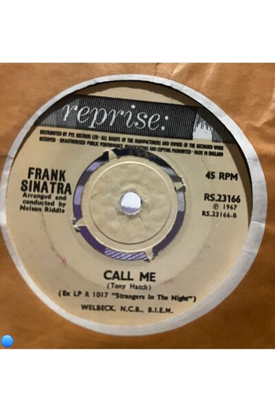 Plakantik Nancy & Frank Sinatra - Somethin' Stupid / Call Me - 7" Single Viny...
