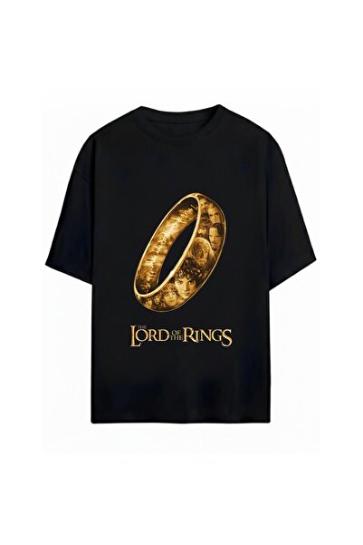 SVART WEAR Μπλουζάκι Oversize Unisex με στάμπα  "Ο Άρχοντας των Δαχτυλιδιών "