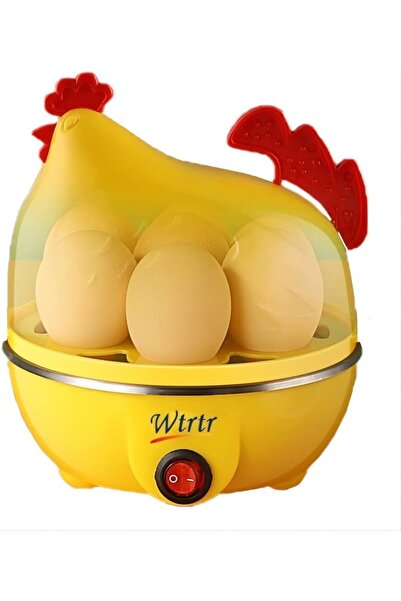 wtrtr 350W Electric Egg Cooker, 7 Egg Boiler with Auto Shut-Off, Yellow