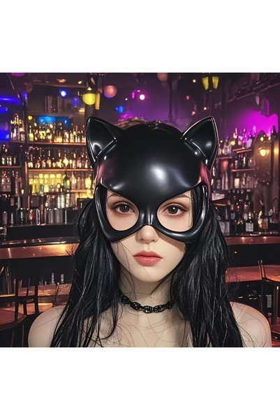 La Saade Midnight Feral Cat Mask – Gece Temalı, Kedi Formlu, Cesur ve İkonik ...