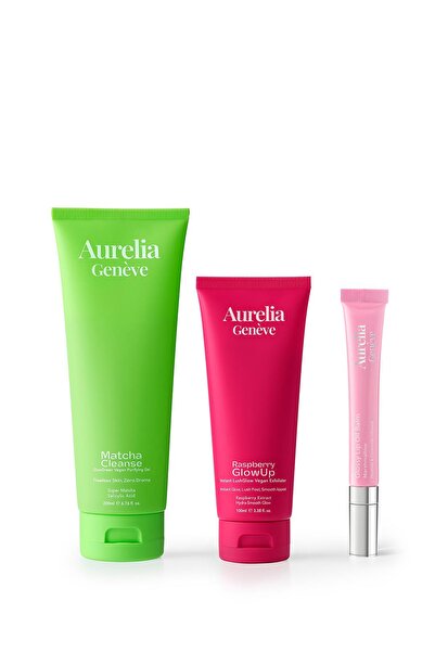 Aurelia Genève The MoodBoost Essentials Set - Temizleme Jeli, Peeling & Nemle...