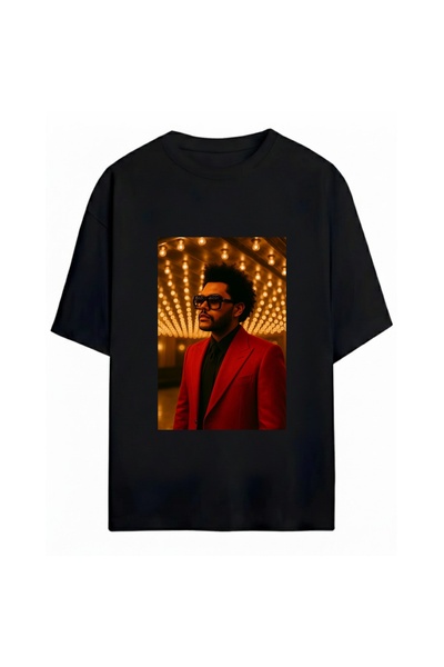 SVART WEAR The Weeknd Printed Unisex Oversize T-Shirt