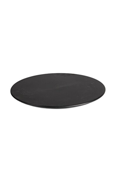 Globy Open Buffet Round Presentation Plate Black 33×2 cm