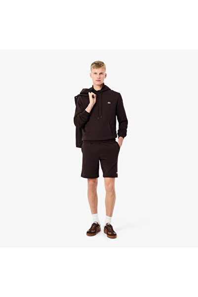 Lacoste شورت صوف الفليس بقصة عادية - GH9860-00-3LA