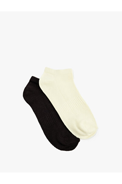 Koton Set of 2 Cotton Booties Sports Socks