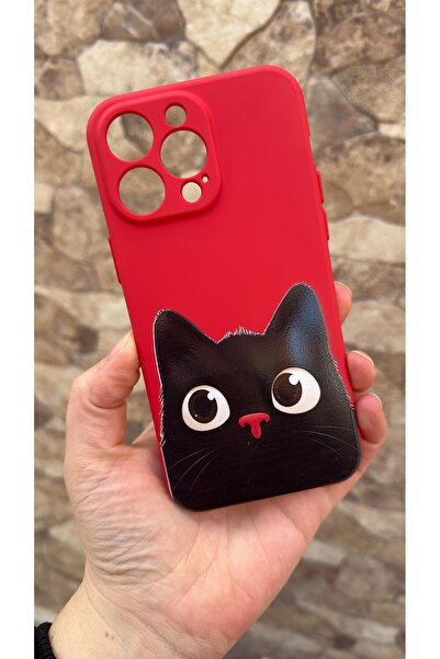 Vip Case Cute Black Cat Patterned Silicone Shock-Absorbing Classic Protected ...