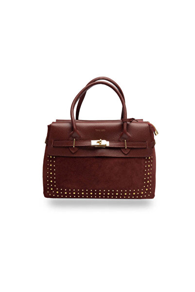 TORO NERO Geantă din piele bordo Mira