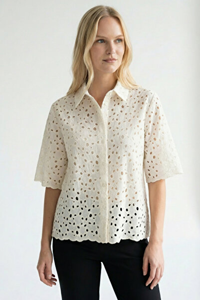 Exquise Fisto Patterned Cotton Regular Short Shirt