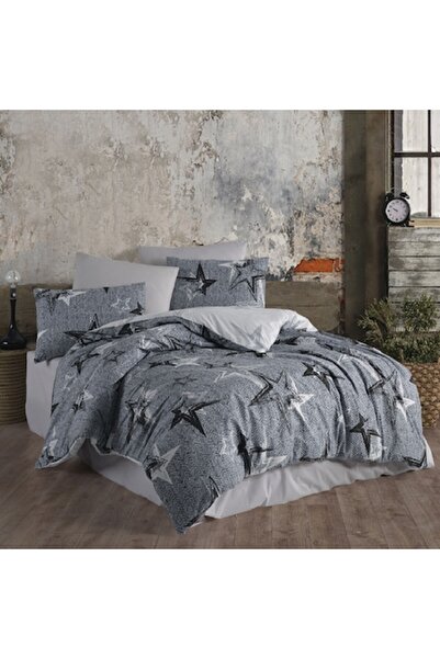 Studio Casa Lenjerie pat dublu Star Life Studio Casa, 100% Bumbac ranforce, M...