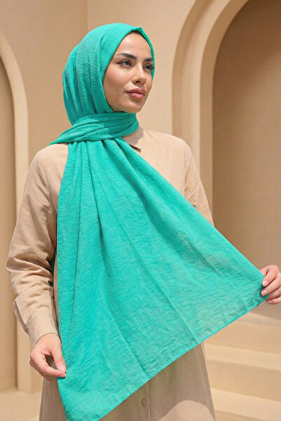 Armine Soft Voile Shawl - 47 - Mint Green