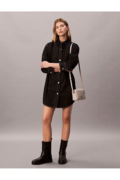 Calvin Klein Archive Hardware Camera Bag Kadın Bej Çanta