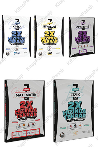 Acil Yayınları Ders Platosu TYT Fizik Kimya Biyoloji Matematik Geometri 2x Hı...