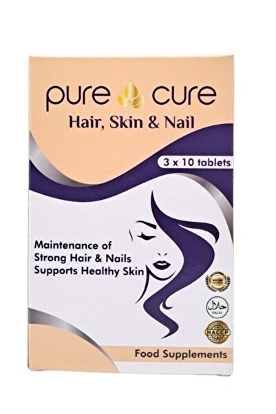Pure Cure Pure Hair Skin & Nails Tablet 30S