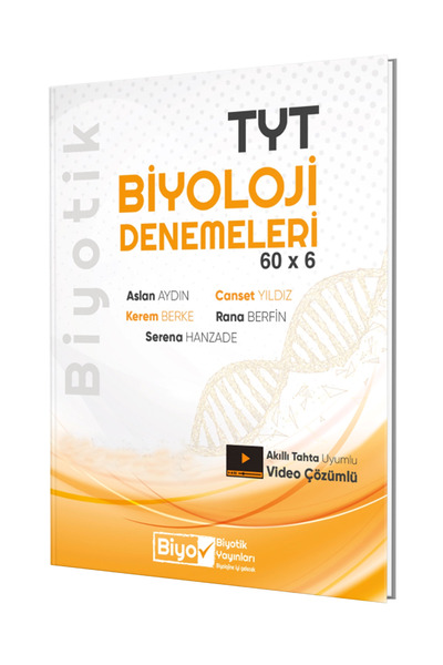 Biyotik Yayınları TYT Biyoloji Biyotik 60 x 6 Denemeleri 2026