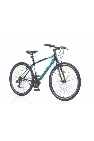 Corelli Trivor 1.0 28 jant 18'' Kadro Şehir Bisikleti K.Gri - Mavi Beyaz
