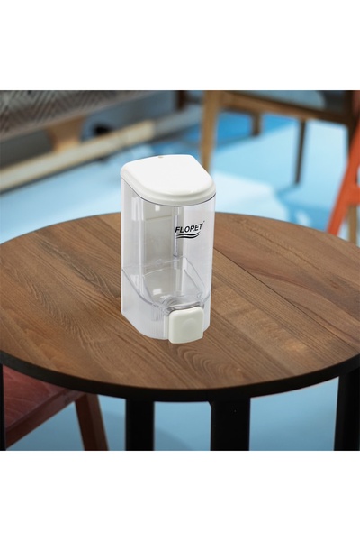 Floret موزع صابون سائل يدوي، يُثبت على الحائط، قابل لإعادة التعبئة، مصنوع من ...