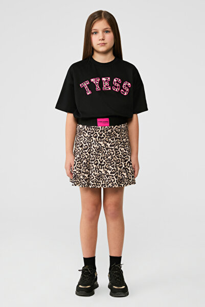 Tyess Girl Patterned Skirt